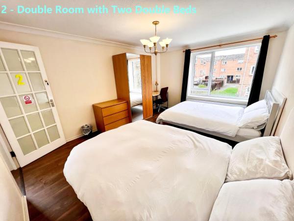 Centel - Excellent Stay in London Zone 1 : photo 3 de la chambre chambre double avec 2 lits doubles