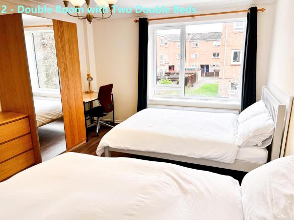 Centel - Excellent Stay in London Zone 1 : photo 10 de la chambre chambre double avec 2 lits doubles
