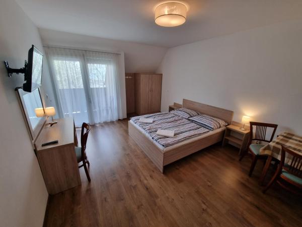 Ádám Apartmanház : photo 4 de la chambre appartement 2 chambres avec terrasse et vue sur le lac