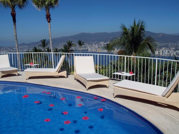 Las Brisas Acapulco : photo 8 de la chambre petite maison avec piscine privée et 2 lits