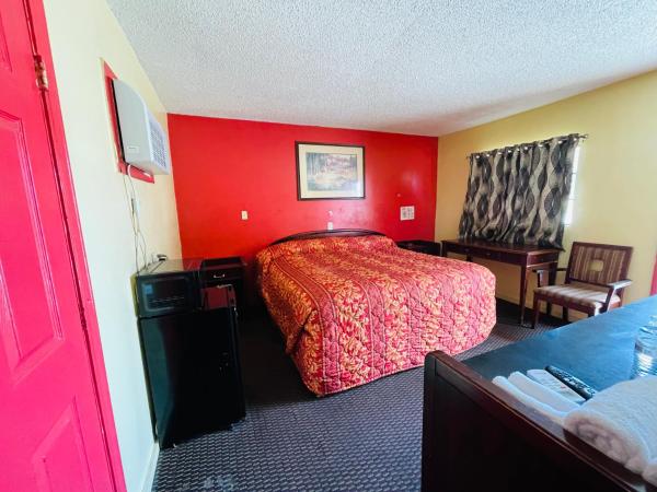 Royal Palms Motel : photo 7 de la chambre chambre lit king-size deluxe
