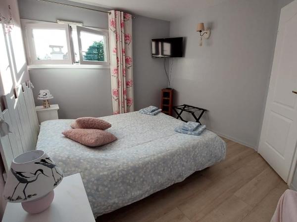 Agréable Maison sur le Bassin d'Arcachon : photo 1 de la chambre chambre double avec salle de bains privative