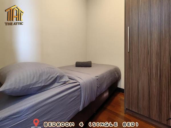 Attic Home Melaka Silverscape Residence & Jonker : photo 10 de la chambre dual key [2hall&4room] premium family suite (private bathtub and sea view)