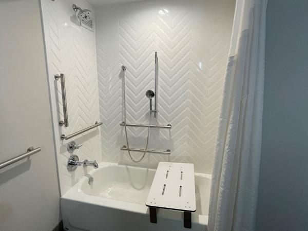 Holiday Inn Hotel & Suites Chicago - Downtown, an IHG Hotel : photo 3 de la chambre chambre avec 2 lits queen-size et baignoire accessible aux personnes à mobilité réduite