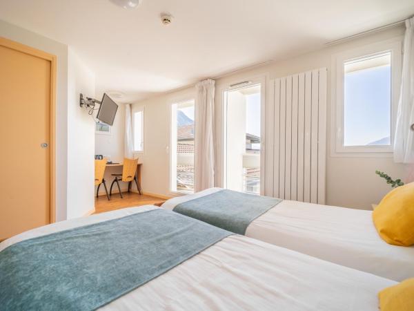 Centre Jean XXIII : photo 6 de la chambre chambre lits jumeaux - vue sur lac