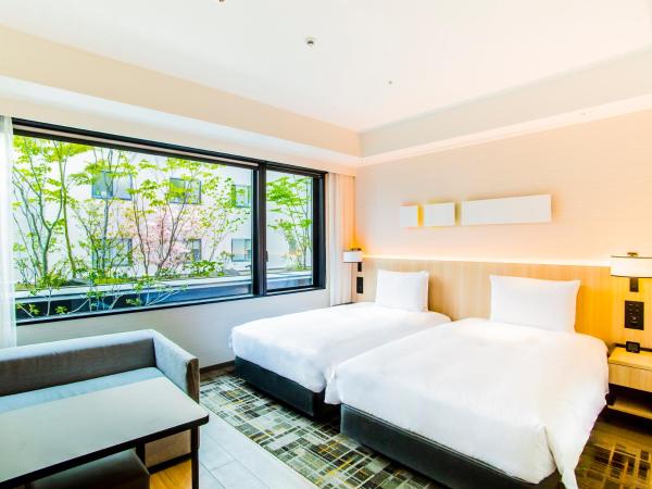 Hyatt Place Kyoto : photo 4 de la chambre chambre lits jumeaux - vue sur jardin