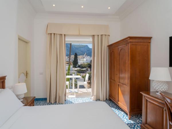 Hotel Syrene : photo 4 de la chambre chambre double ou lits jumeaux avec balcon - vue sur jardin