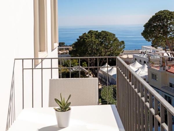 Hotel Syrene : photo 7 de la chambre chambre double ou lits jumeaux avec balcon - vue sur jardin