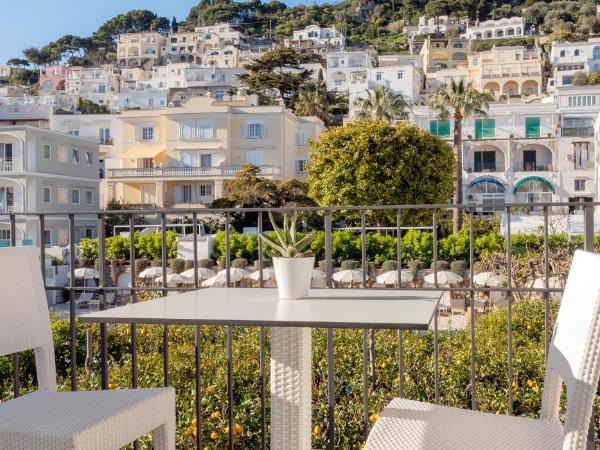 Hotel Syrene : photo 8 de la chambre chambre double ou lits jumeaux avec balcon - vue sur jardin
