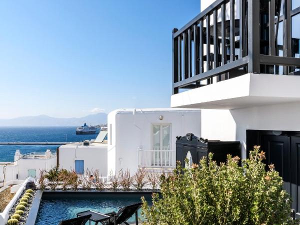 She Mykonos Boutique Hotel : photo 5 de la chambre chambre double deluxe avec balcon - vue sur mer
