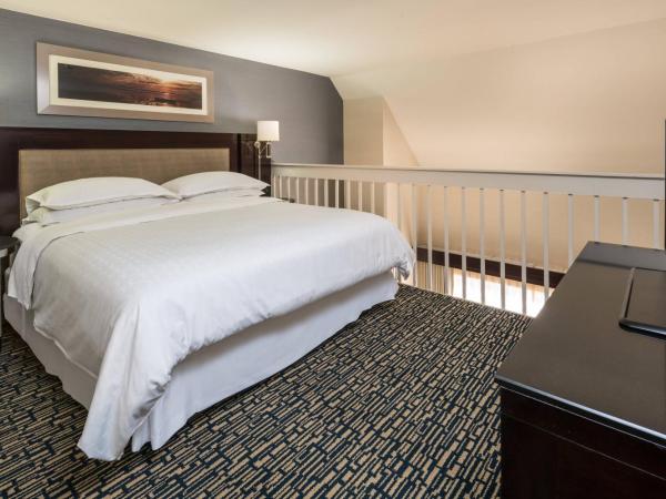 Sheraton Salt Lake City : photo 3 de la chambre larger guest room, 1 king, sofa bed, courtyard view