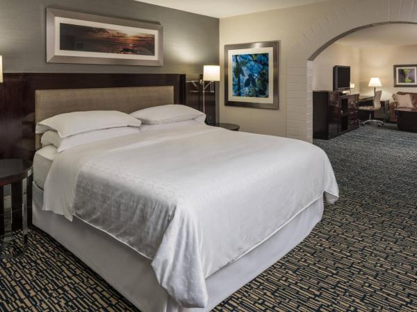 Sheraton Salt Lake City : photo 2 de la chambre larger guest room, 1 king, sofa bed, courtyard view