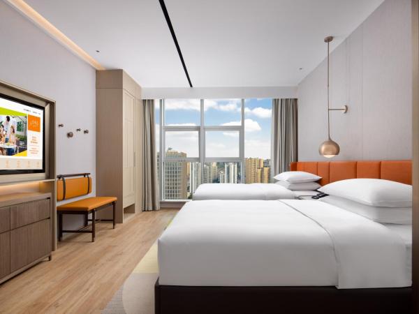 Home2 Suites By Hilton Wuhan Xudong : photo 2 de la chambre chambre lits jumeaux supérieure