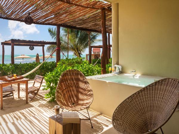 Mereva Tulum : photo 6 de la chambre suite principale avec bassin profond - côté plage