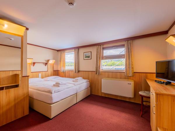 Fortuna Boat Hotel Budapest : photo 4 de la chambre cabine de bateau standard - vue sur rivière