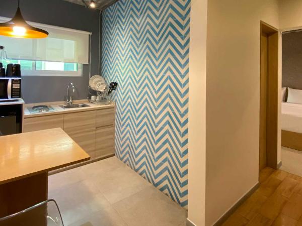 Estancias VIVE MX wtc : photo 7 de la chambre suite junior avec terrasse