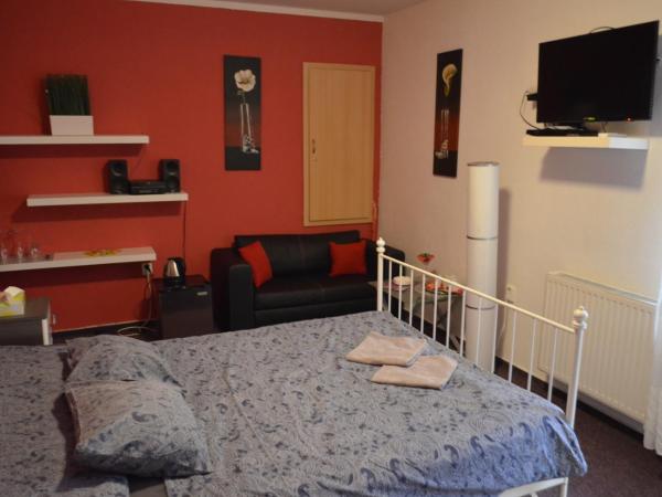 Penzion Vulture Ostrava : photo 4 de la chambre chambre double deluxe avec baignoire