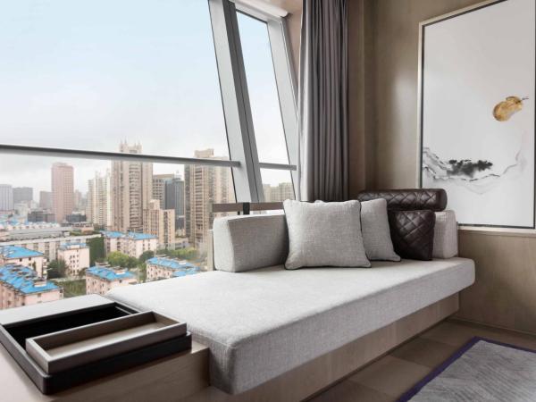 JW Marriott Marquis Hotel Shanghai Pudong : photo 3 de la chambre  chambre lits jumeaux deluxe - vue sur ville