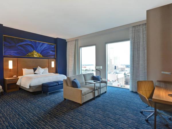 Residence Inn by Marriott New Orleans French Quarter Area/Cen B : photo 3 de la chambre suite premier 2 pièces avec 1 chambre lit king-size et canapé-lit