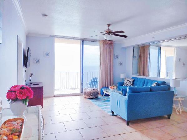 Beachfront Spacious Cozy Condo - Pools, Hot Hub, Spa - Walk to Pier Park in PCB : photo 4 de la chambre appartement - vue sur mer