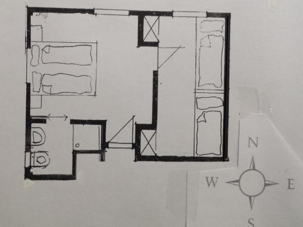 Hotel Tschuggen : photo 2 de la chambre chambres double et lits jumeaux communicantes