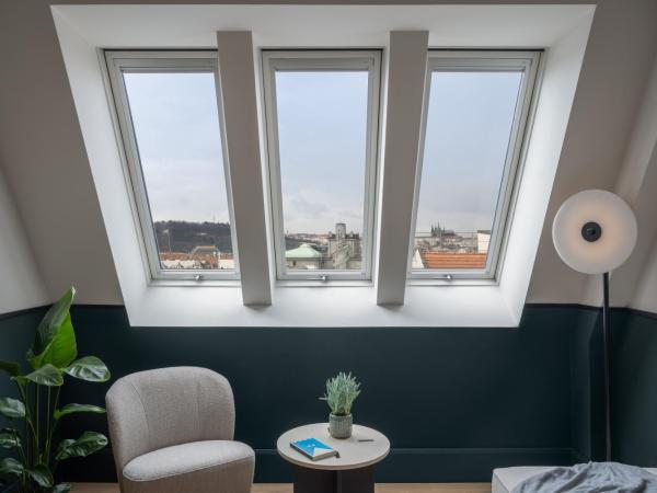 Almanac X Alcron Prague : photo 8 de la chambre suite almanac x - vue sur château