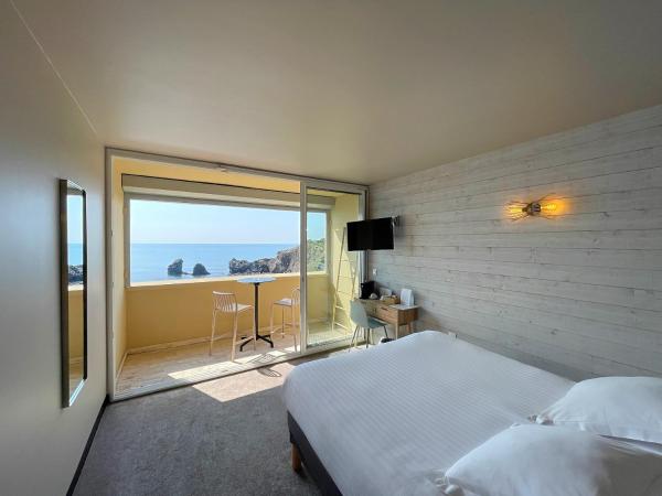 Hôtel La Grande Conque : photo 7 de la chambre chambre double deluxe avec balcon - vue sur mer