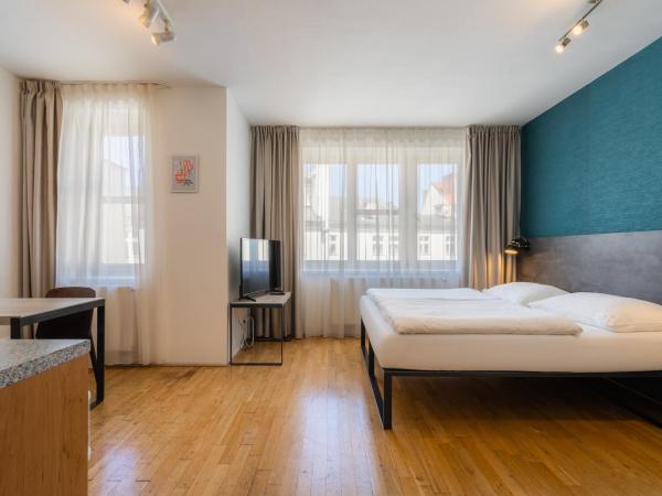 EA ApartHotel Melantrich : photo 8 de la chambre studio supérieur - 2 personnes