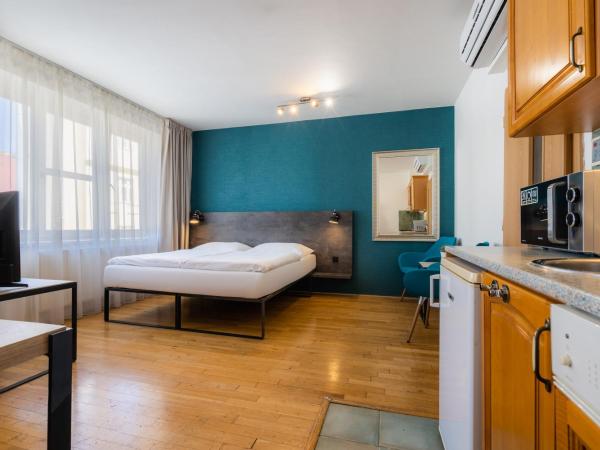 EA ApartHotel Melantrich : photo 7 de la chambre studio supérieur - 2 personnes