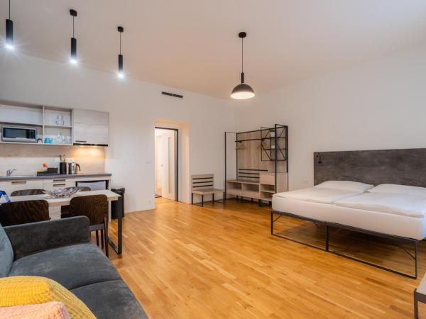 EA ApartHotel Melantrich : photo 5 de la chambre studio supérieur - 4 personnes