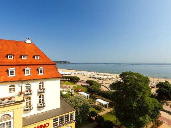 Sheraton Sopot Hotel : photo 4 de la chambre chambre lits jumeaux deluxe - vue partielle sur mer