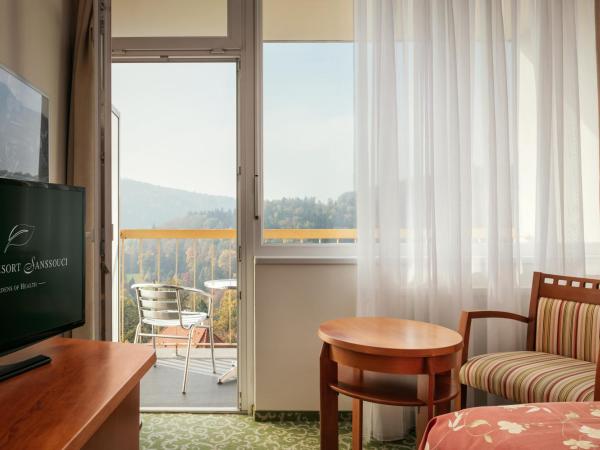 Spa Resort Sanssouci : photo 6 de la chambre chambre double ou lits jumeaux avec vue, balcon et accès au centre de bien-Être