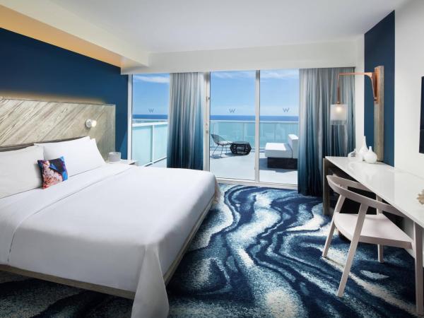 W Fort Lauderdale : photo 1 de la chambre chambre lit king-size fabulous avec balcon - côté océan