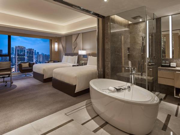 JW Marriott Hotel Chengdu : photo 2 de la chambre chambre exécutive avec 2 lits doubles