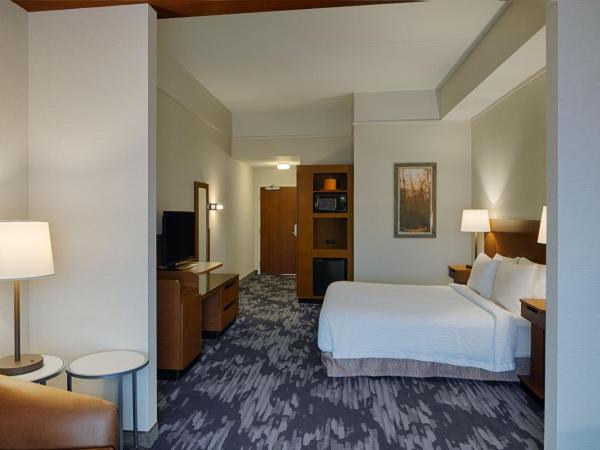 Fairfield Inn & Suites by Marriott Columbus Airport : photo 9 de la chambre hébergement lit king-size avec canapé-lit - non-fumeurs