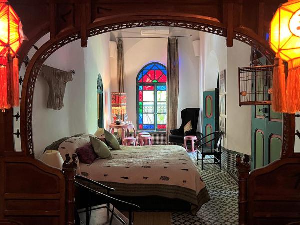 Riad Jardin Des Biehn : photo 8 de la chambre hébergement l'orientale