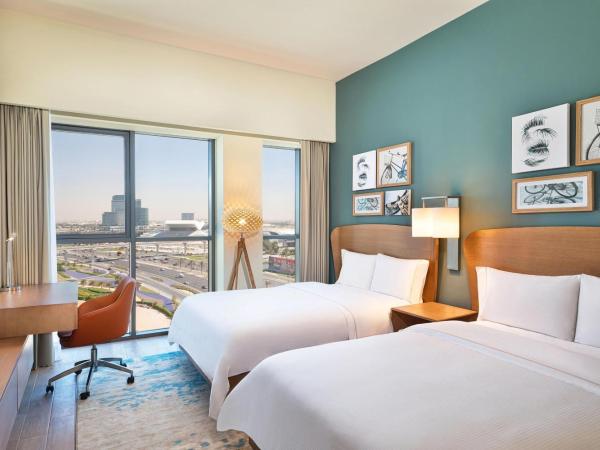 Element Al Jaddaf, Dubai : photo 4 de la chambre studio with 2 double beds (complimentary transfer to dubai mall, festival city mall, la mer beach & al jaddaf metro)