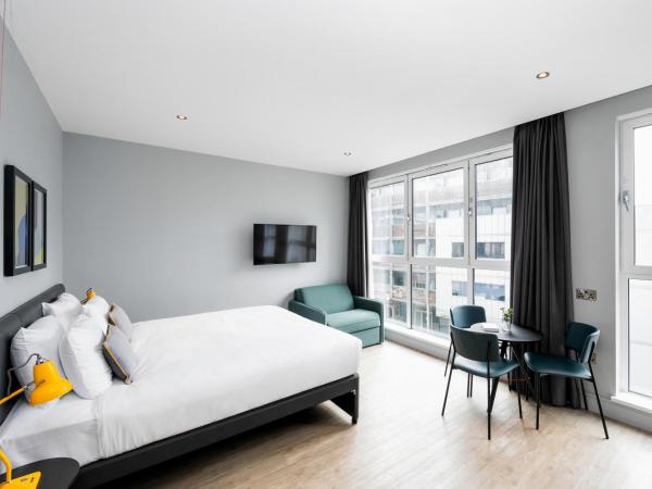 Staycity Aparthotels London Greenwich High Road : photo 4 de la chambre studio lit queen-size - accessible aux personnes à mobilité réduite