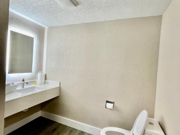 Super 8 by Wyndham Kissimmee-Orlando : photo 7 de la chambre king room with mobility/hearing access and roll-in shower, non-smoking