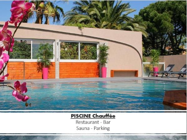 Hotel & Spa Gil de France Cap d'Agde : photo 10 de la chambre chambres communicantes avec accès à la piscine chauffée