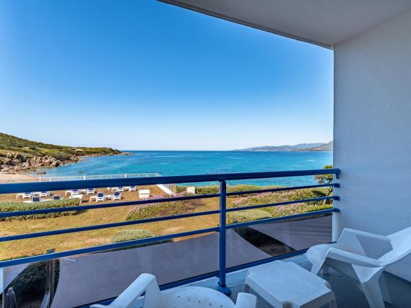 Htel Propriano Arena Bianca : photo 6 de la chambre chambre double avec balcon - vue sur mer