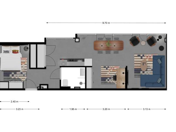 Cityden BoLo District : photo 7 de la chambre appartement une chambre