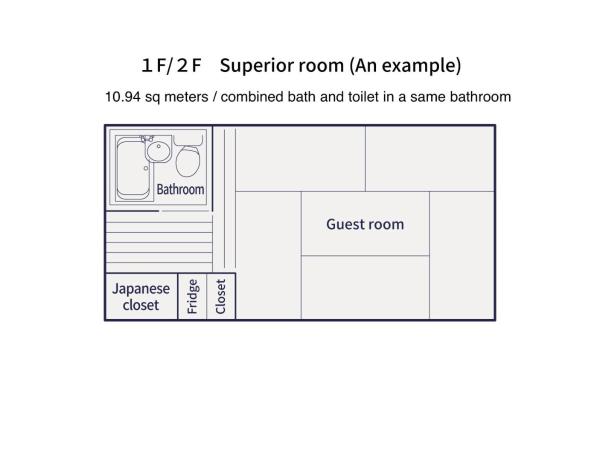 Luck You Kyoto : photo 10 de la chambre chambre supérieure de style japonais