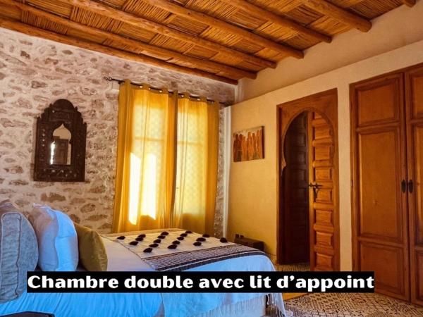 Villa des Hauts Mogador : photo 2 de la chambre chambre double avec lit d'appoint