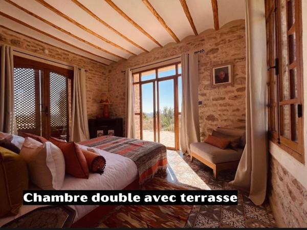 Villa des Hauts Mogador : photo 1 de la chambre chambre double avec terrasse