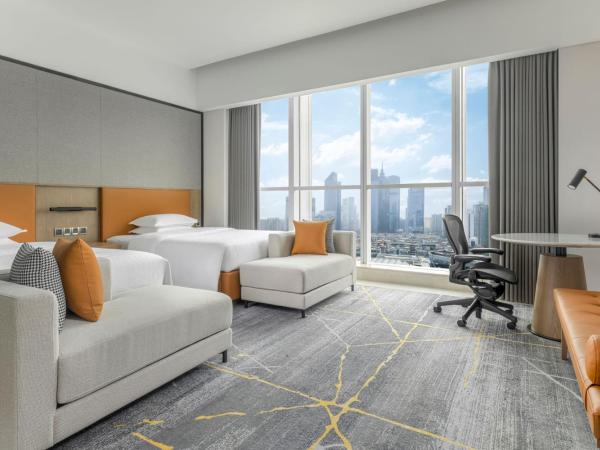 Sheraton Guangzhou Hotel : photo 2 de la chambre chambre deluxe avec 2 lits simples ou lits jumeaux - vue sur ville