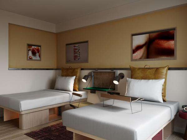Moxy Xi'an Beilin : photo 3 de la chambre chambre lits jumeaux standard