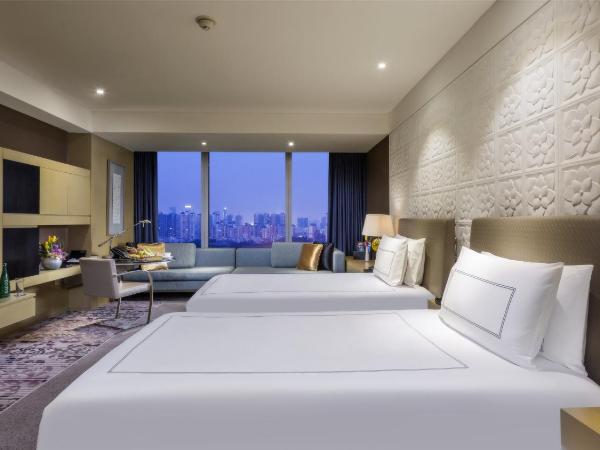 InterContinental Shanghai Jing' An, an IHG Hotel : photo 4 de la chambre chambre lits jumeaux classique avec vue sur la ville