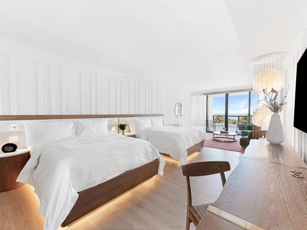 W South Beach : photo 3 de la chambre suite studio fabuleuse 1 chambre 2 lits queen-size avec balcon - vue sur océan