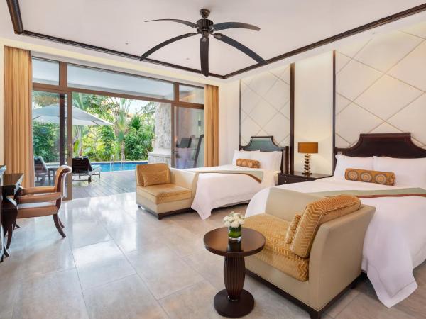 The St. Regis Sanya Yalong Bay Resort : photo 8 de la chambre chambre lagon avec 2 lits queen-size et accès à la piscine - vue sur lagon